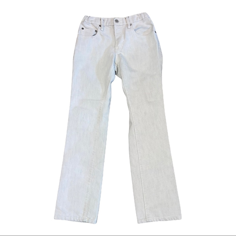 GAP Kids Boy’s Straight Leg Light Grey Jeans Size 12 - Picture 1 of 6